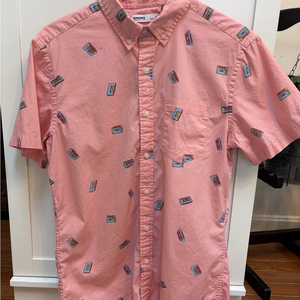 Sonoma Pink Graphic Men's Shirt